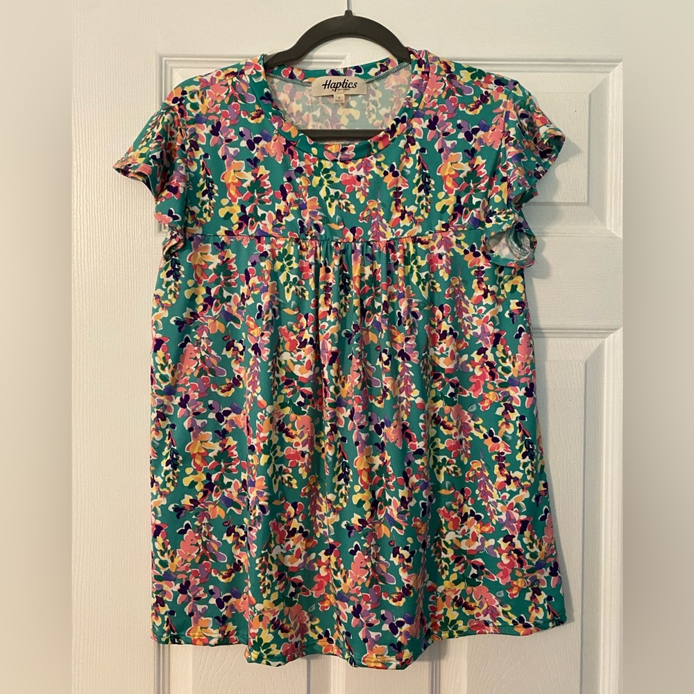 Haptics floral top, small, never worn